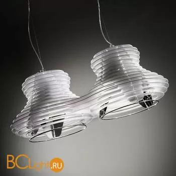 Подвесной светильник Slamp Faretto SUSPENSION DOUBLE WHITE FAR14SOS0007W_000 - Фото 0