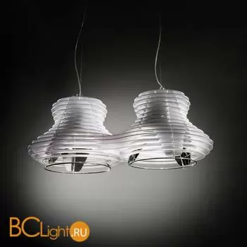 Подвесной светильник Slamp Faretto SUSPENSION DOUBLE WHITE FAR14SOS0007W_000