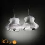 Подвесной светильник Slamp Faretto SUSPENSION DOUBLE WHITE FAR14SOS0007W_000