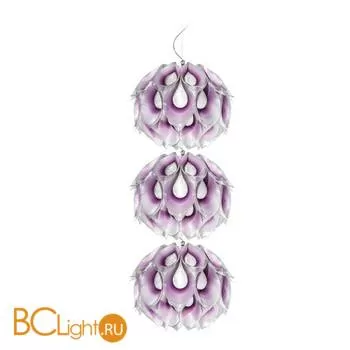 Подвесной светильник Slamp Flora SUSPENSION TRIPLE PURPLE FLO85SOS0003P_000