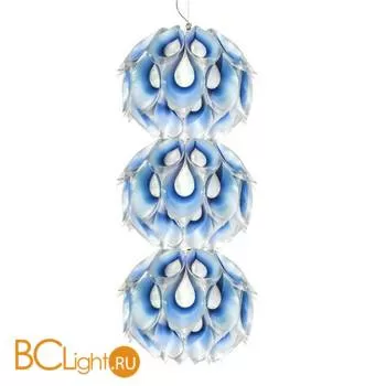 Подвесной светильник Slamp Flora SUSPENSION TRIPLE BLU FLO85SOS0003B_000