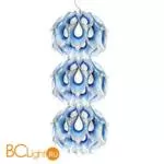 Подвесной светильник Slamp Flora SUSPENSION TRIPLE BLU FLO85SOS0003B_000