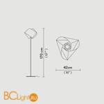 Торшер Slamp Gemmy Prisma FLOOR EMERALD GEM04PST000LCB - Схема