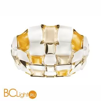 Потолочный светильник Slamp Mida CEILING-WALL MEDIUM AMBER MID78PLF0000YW000
