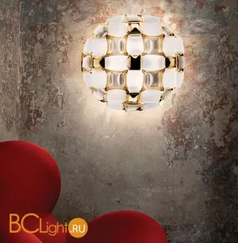 Потолочный светильник Slamp Mida CEILING WHITE/GOLD MID78PLF0000GD000 - Фото 0