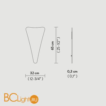 Настенный светильник Slamp Punctum WALL PUN14APP0000U_000 - Схема