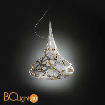 Подвесной светильник Slamp Supermorgana SUSPENSION GOLD/WHITE SMO76SOS0000WG000