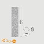 Напольный светильник Slamp The lightning archives PERISHED TUB93PTU0004__PER - Схема