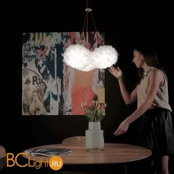 Подвесной светильник Slamp Veli SUSPENSION MINI TRIO COUTURE VEL78SOS1300BW000 - Фото 2