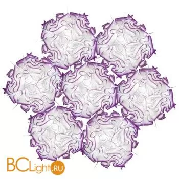 Подвесной светильник Slamp Veli 7 SUSPENSION PLUM VEL78SOS0006H_000