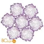 Подвесной светильник Slamp Veli 7 SUSPENSION PLUM VEL78SOS0006H_000