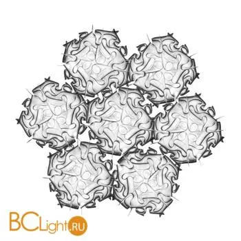 Подвесной светильник Slamp Veli 7 SUSPENSION CHARCOAL VEL78SOS0006N_000