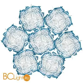 Подвесной светильник Slamp Veli 7 SUSPENSION CELESTE VEL78SOS0006D_000