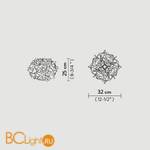 Настольный светильник Slamp Veli TABLE PLUM VEL78TAV0001H_000 - Схема