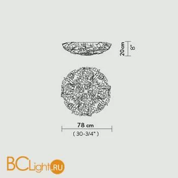 Потолочный светильник Slamp Veli CEILING LARGE PRISMA VEL78PLF0003LE000 - Фото 0