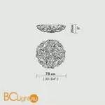 Потолочный светильник Slamp Veli CEILING LARGE PRISMA VEL78PLF0003LE000 - Фото 0