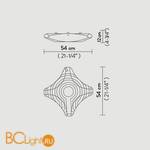 Потолочный светильник Slamp Venti CELING MEDIUM VEN59PLF0002__VEN - Схема