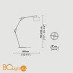 Торшер Slamp Woody FLOOR PURPLE WOO77PFO0000V_000 - Схема