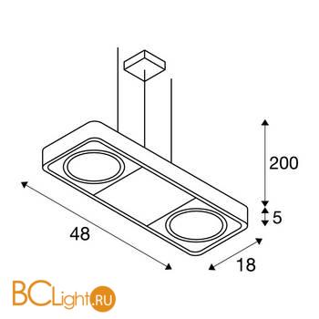 Подвесной светильник SLV Aixlight 159214 - Схема