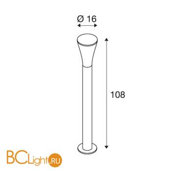 Садово-парковый фонарь SLV Alpa 228925 - Схема