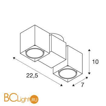 Спот (точечный светильник) SLV Altra dice 151534 - Схема