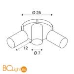Потолочный светильник SLV Asto 147414 - Схема