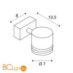 Спот (точечный светильник) SLV Barro 151912 - Схема
