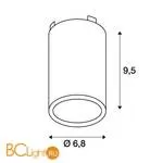 Спот (точечный светильник) SLV Barro 116202 - Фото 0