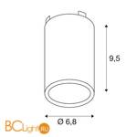 Спот (точечный светильник) SLV Barro 116202 - Схема