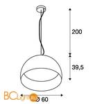 Подвесной светильник SLV Bela 133891 - Схема