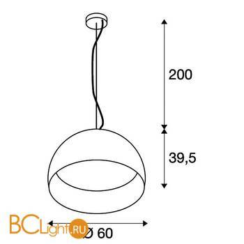Подвесной светильник SLV Bela 133897 - Схема