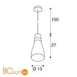 Подвесной светильник SLV Biba 133464 - Схема