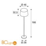 Торшер SLV Bishade 155652 - Схема