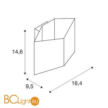 Настенный светильник SLV Cariso 151713 - Схема