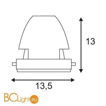 Встраиваемый спот (точечный светильник) SLV Cob LED module 115217 - Схема