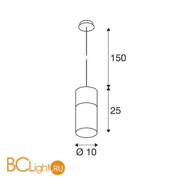 Подвесной светильник SLV Commo 149380 - Схема