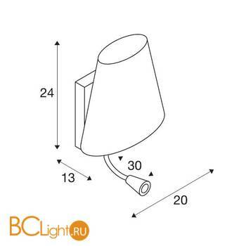 Бра SLV Coupa flexled 149452 - Схема