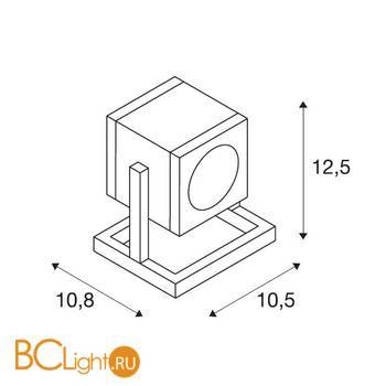 Садово-парковый фонарь SLV Cubix 132832 - Схема