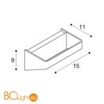 Настенный светильник SLV Dacu 151471 - Схема