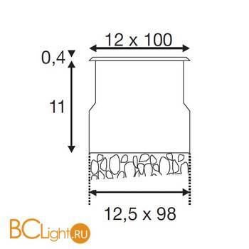 Встраиваемый спот (точечный светильник) SLV Dasar 230110 - Схема