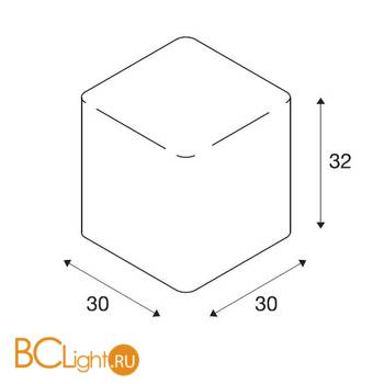 Садово-парковый фонарь SLV Dett 227211 - Схема