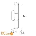 Бра SLV Devin 151552 - Схема