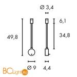 Настенный светильник SLV Dio flex 146680 - Схема