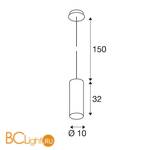 Подвесной светильник SLV Enola 149385 - Схема