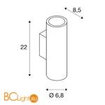 Настенный светильник SLV Enola 151801 - Схема