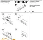Шинопровод трехфазный SLV Eutrac 145302 3м серебристо-серый - Фото 0