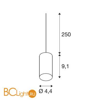Подвесной светильник SLV Fitu 132658 - Схема