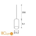 Подвесной светильник SLV Fitu 132658 - Схема
