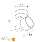 Спот (точечный светильник) SLV Inda 147559 - Схема