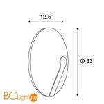 Настенно-потолочный светильник SLV Indi 133931 - Схема